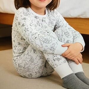 Coloring Pajamas Mermaid Design